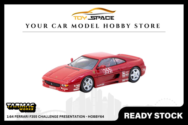[TARMAC WORKS] 1:64 Ferrari F355 Challenge Presentation - HOBBY64