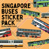 Singapore Buses Sticker Bundle Pack