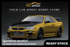[IGNITION MODEL] 1:18 TOP SECRET 34GT-R (BNR34) Gold [IG3640]