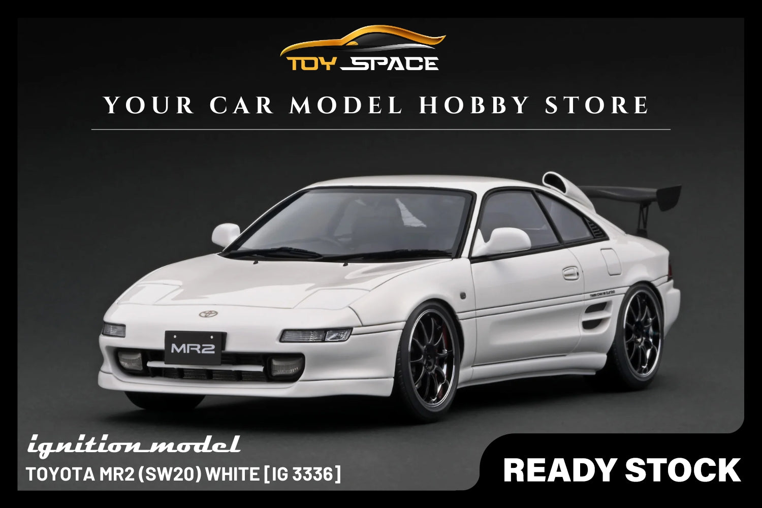 [IGNITION MODEL] 1/18 Toyota MR2 (SW20) White [IG3336]
