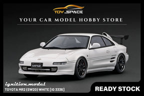 [IGNITION MODEL] 1/18 Toyota MR2 (SW20) White [IG3336] - Toy Space Diecast Online Store Singapore