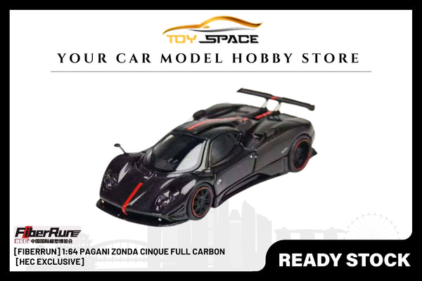 [FIBERRUN] 1:64 Pagani Zonda Cinque Full Carbon [HEC EXCLUSIVE]
