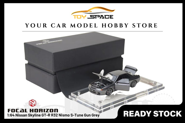 [FOCAL HORIZON] 1:64 Nissan Skyline GT-R R32 Nismo S-Tune Gun Grey