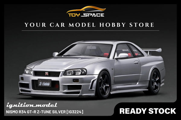 [IGNITION MODEL]1/18 Nismo R34 GT-R Z-Tune Silver [IG3224]