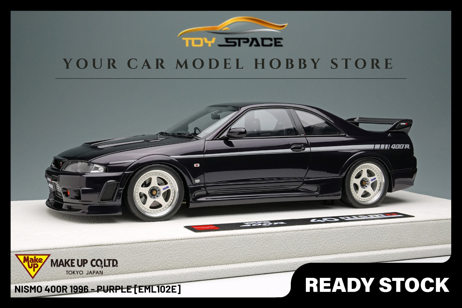 [MAKE UP] 1:18 Nismo 400R 1996 [EML102] - Toy Space Diecast Online Store Singapore