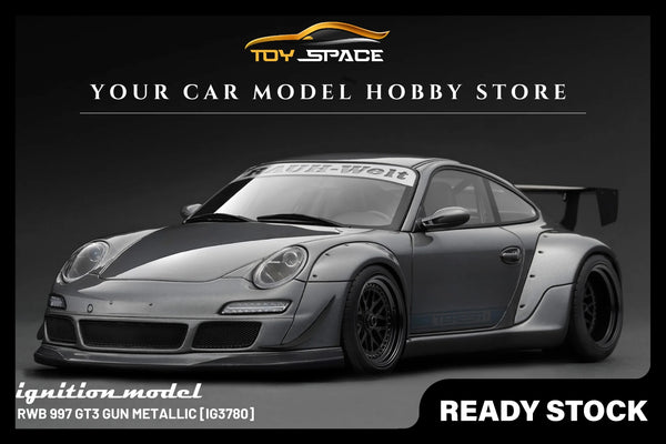 [IGNITION MODEL] 1:18 RWB 997 GT3 Gun Metallic [IG3780]