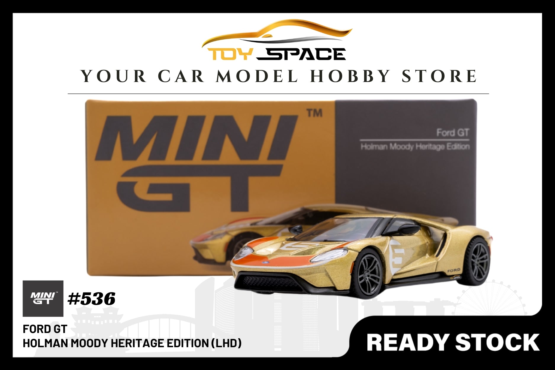 Mini GT Ford GT Holman Moody Heritage Edition (LHD)