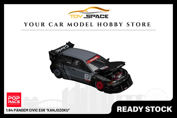 [POP RACE] 1:64 Pandem Civic EG6 "Kanjozoku"