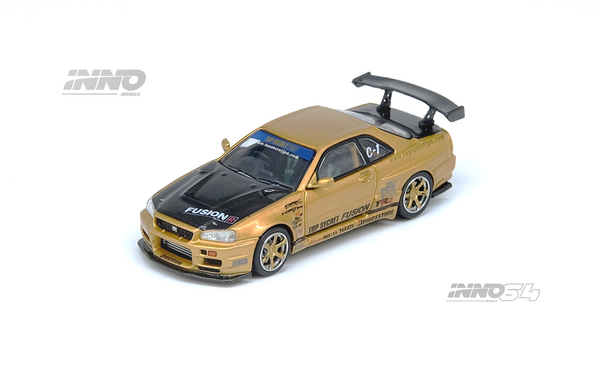 [INNO64] TOP SECRET R34 GT-R Gold