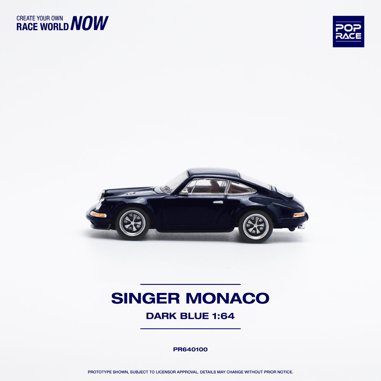 [POP RACE] 1/64 SINGER - MONACO - Midnight Blue