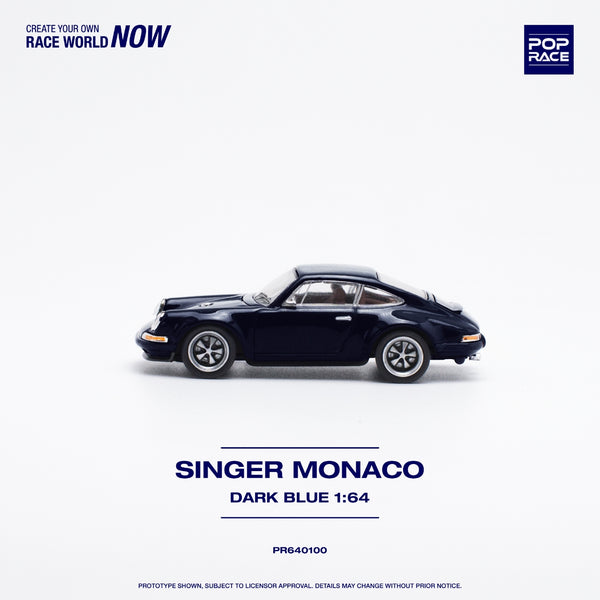 Pop Race 1/64 SINGER - MONACO - Midnight Blue