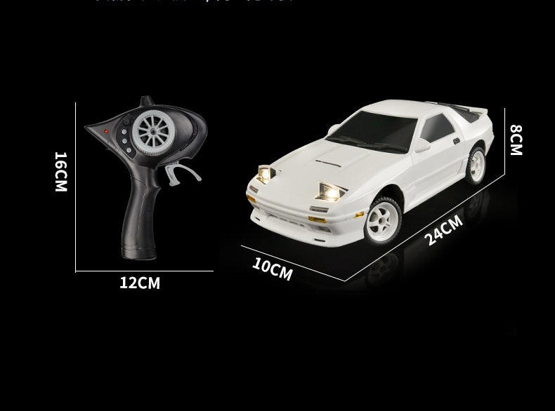 [LDRC] Remote-Controlled Car - Mazda RX-7 (FC) White