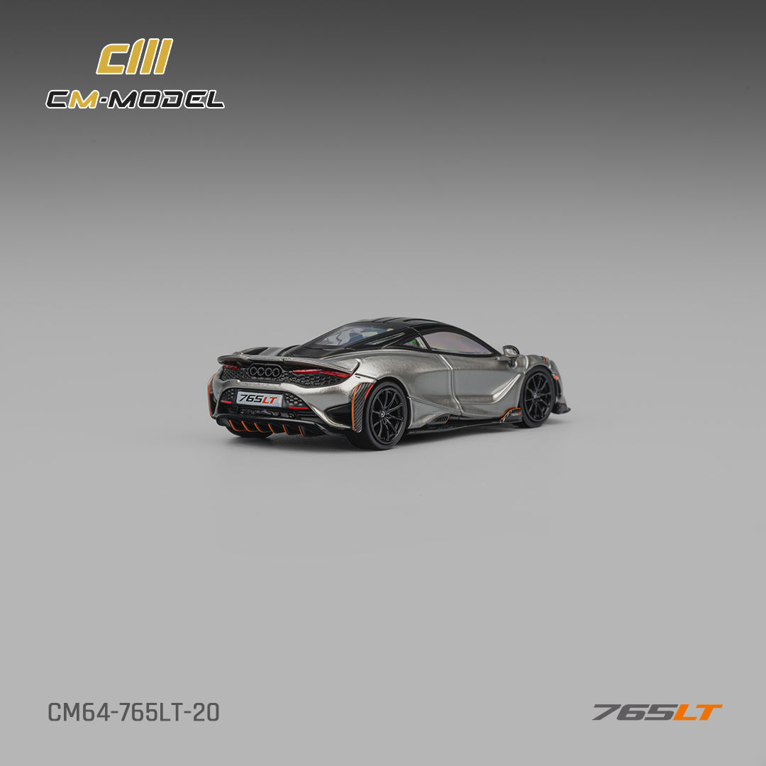 [CM MODEL] 1:64 Mclaren 765LT Silver Gray