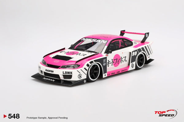 [TOP SPEED] 1:18 Nissan Silvia (S15) LB-Super Silhouette Auto Finesse Sema 2023