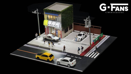[G-FANS] 1:64 Fujiwara Scene Diorama [710039] - Toy Space Diecast Online Store Singapore