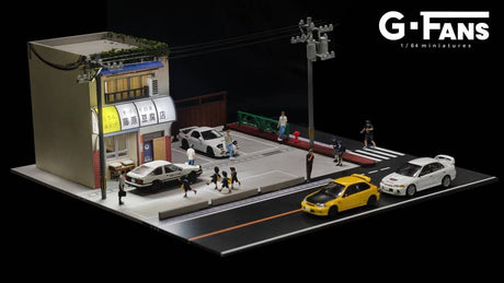 [G-FANS] 1:64 Fujiwara Scene Diorama [710039] - Toy Space Diecast Online Store Singapore