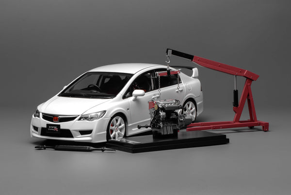 [MOTORHELIX] 1:18 Honda Civic Type R (FD2) 2007 Facelift Pearl White