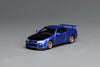 [MOTORHELIX] 1:64 Nissan Skyline GT-R (R34) V-Spec II Customized Bayside Blue Carbon Bonnet