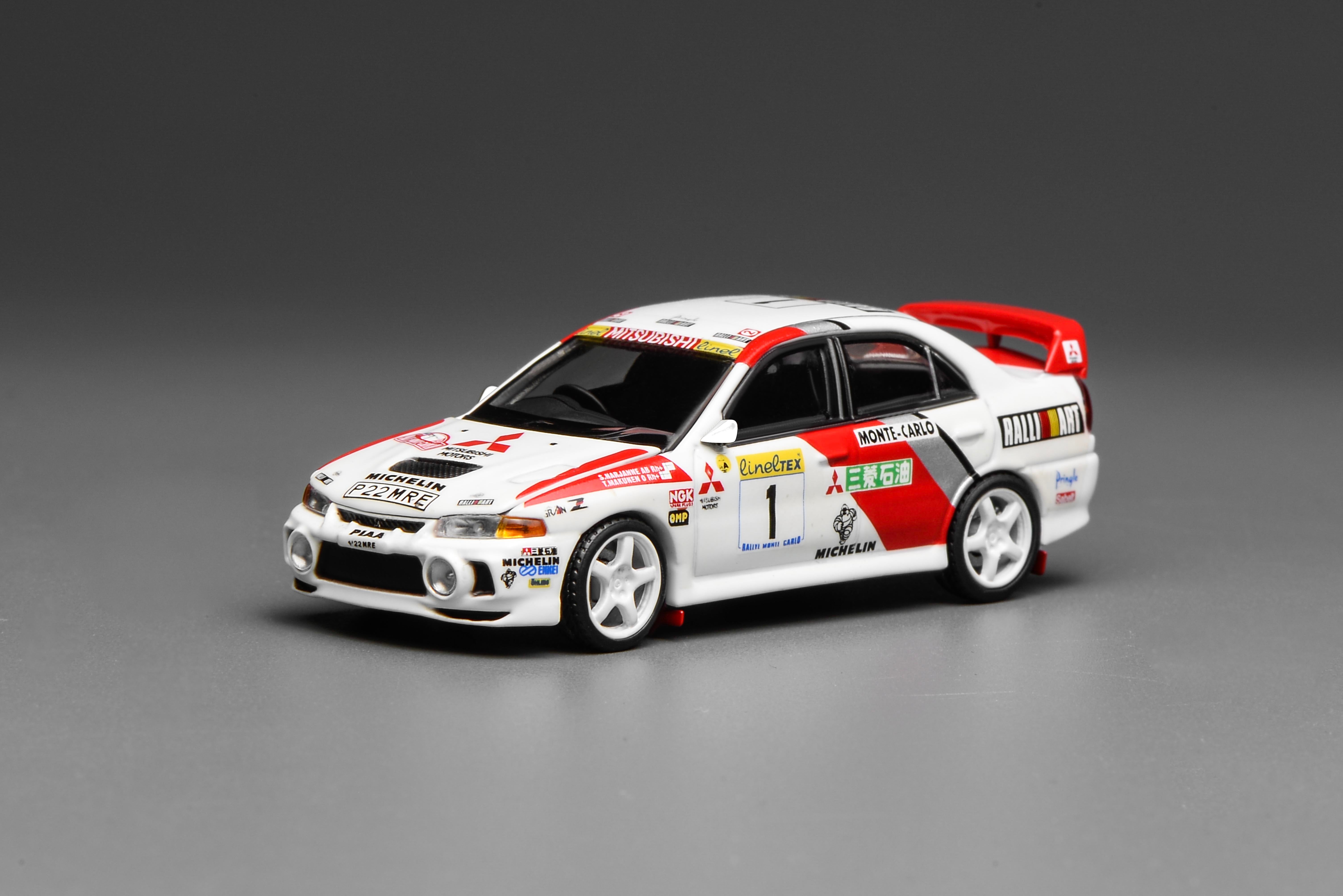 [MOTORHELIX] 1:64 Mitsubishi Lancer Evolution IV GSR Monte Carlo Livery