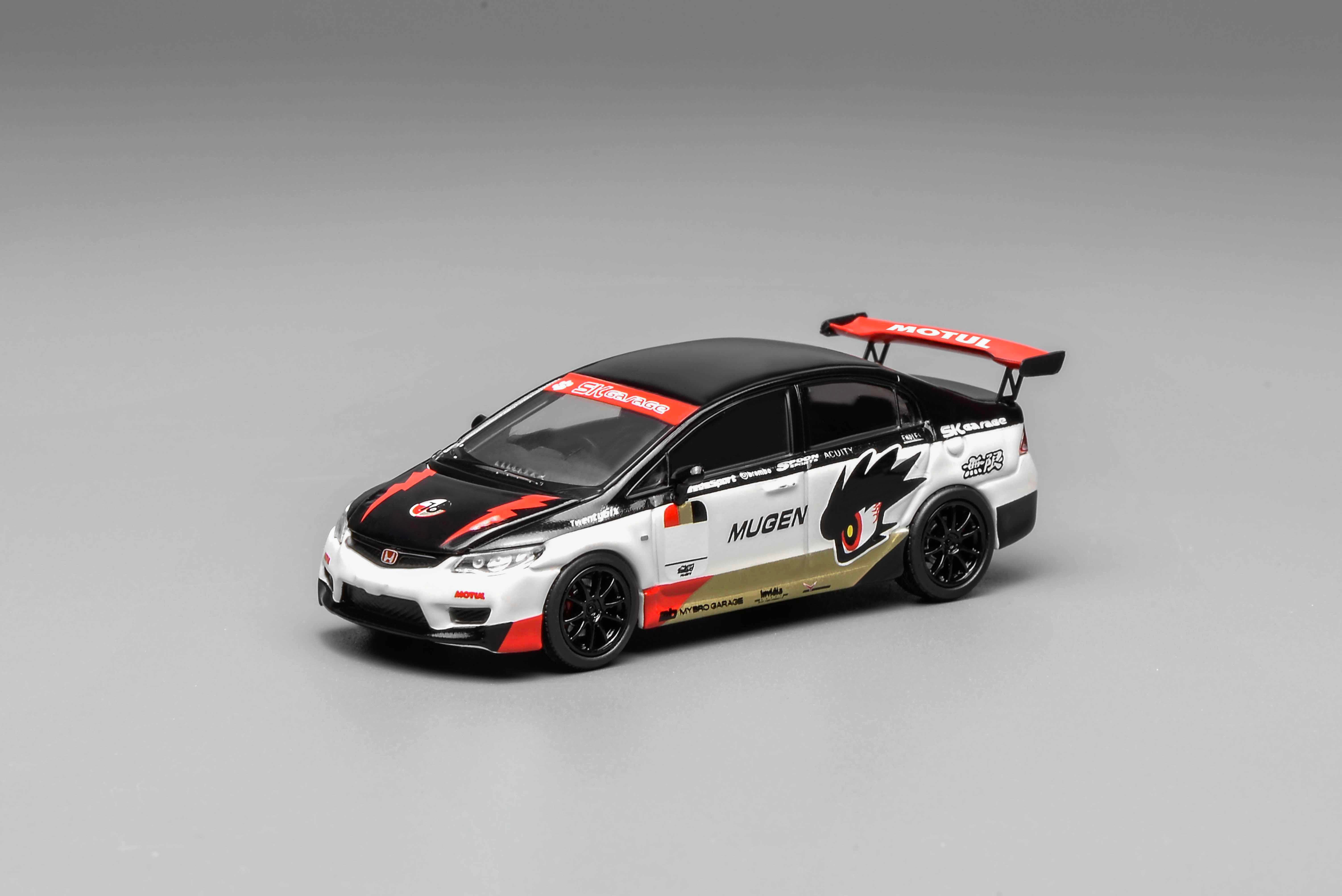 [MOTORHELIX] 1:64 Honda Civic Type-R (FD2) Mugen Livery White