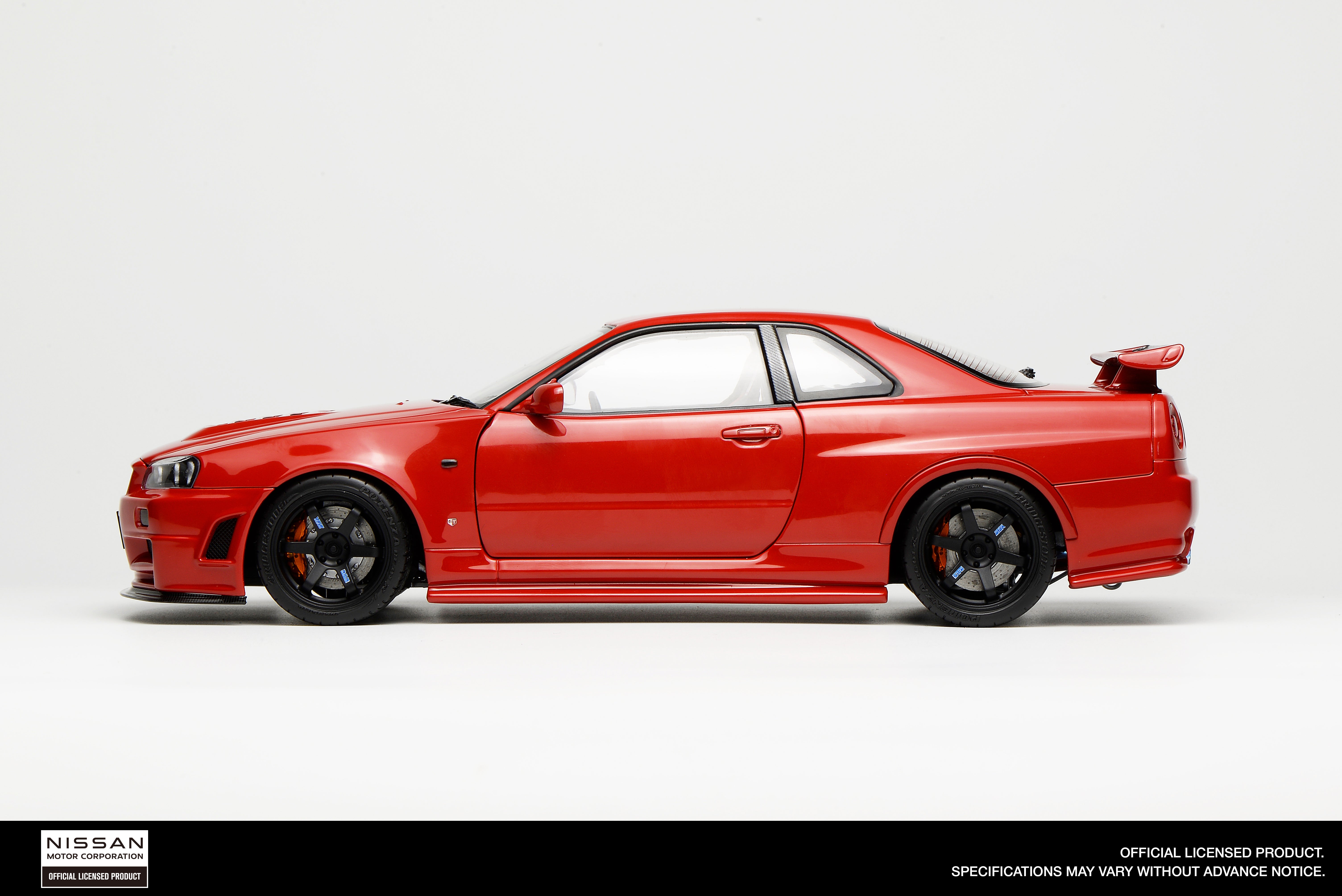 [MOTORHELIX] 1:18 Nissan Skyline GT-R (R34) Customized Version Red