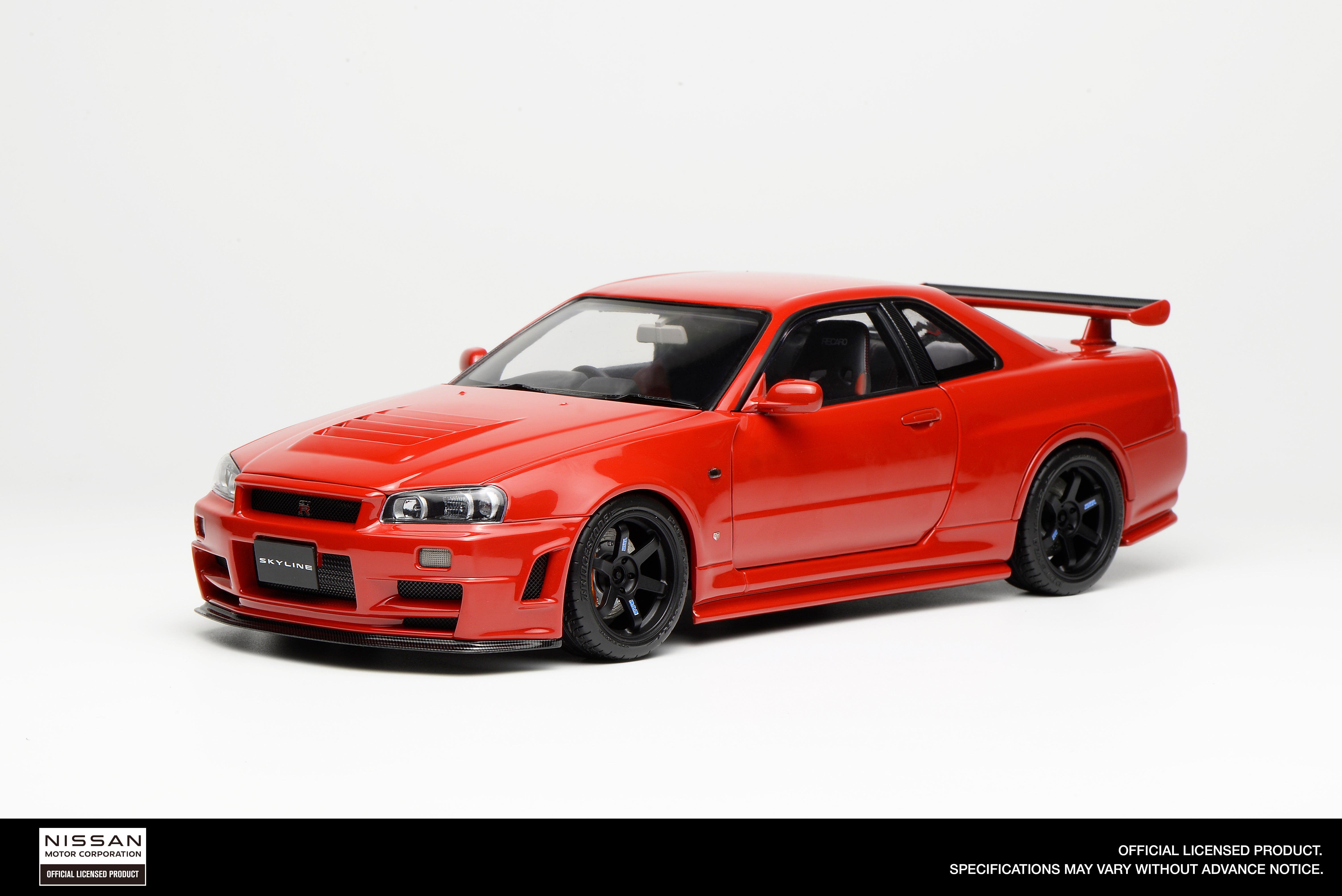 [MOTORHELIX] 1:18 Nissan Skyline GT-R (R34) Customized Version Red