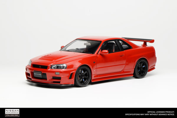 [MOTORHELIX] 1:18 Nissan Skyline GT-R (R34) Customized Version Red