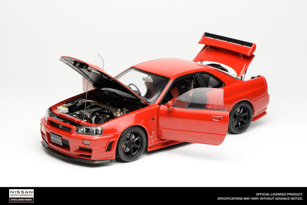 [MOTORHELIX] 1:18 Nissan Skyline GT-R (R34) Customized Version Red