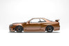 [MOTORHELIX] 1:18 Nissan Skyline GT-R (R34) Customized Version Metallic Bronze