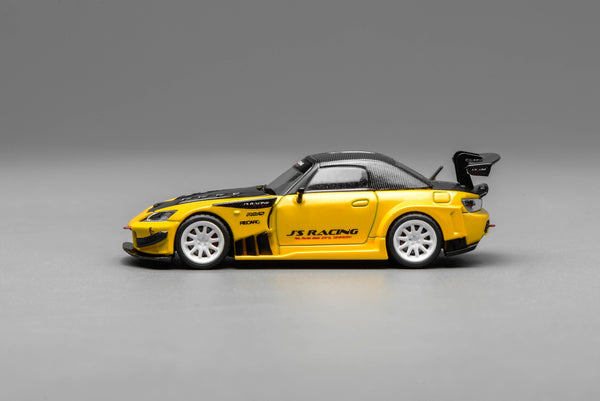 [MOTORHELIX] 1:64 Honda S2000 J'S Racing New Indy Yellow Pearl