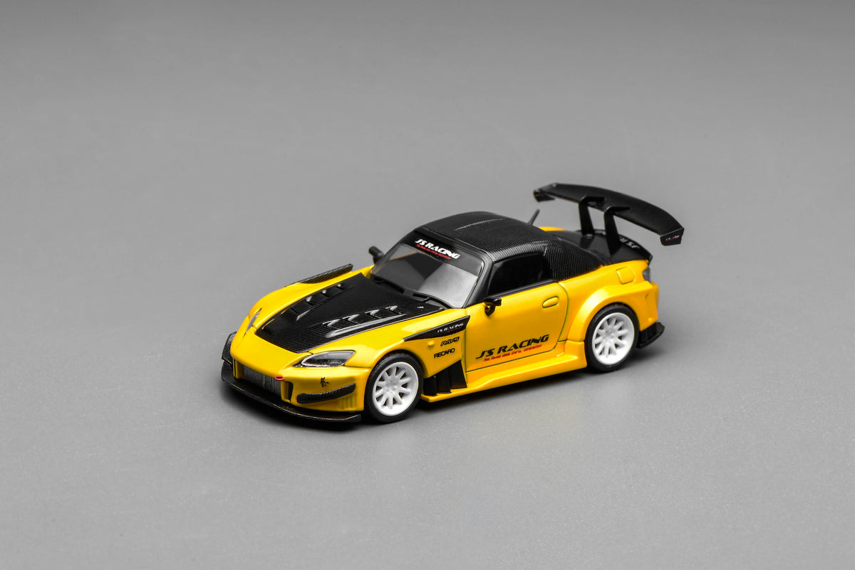 [MOTORHELIX] 1:64 Honda S2000 J'S Racing New Indy Yellow Pearl