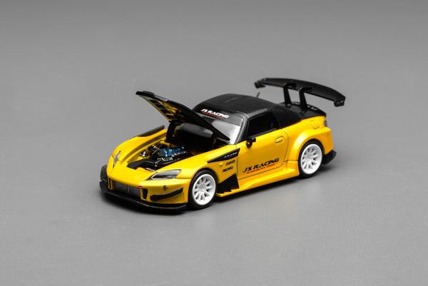 [MOTORHELIX] 1:64 Honda S2000 J'S Racing New Indy Yellow Pearl