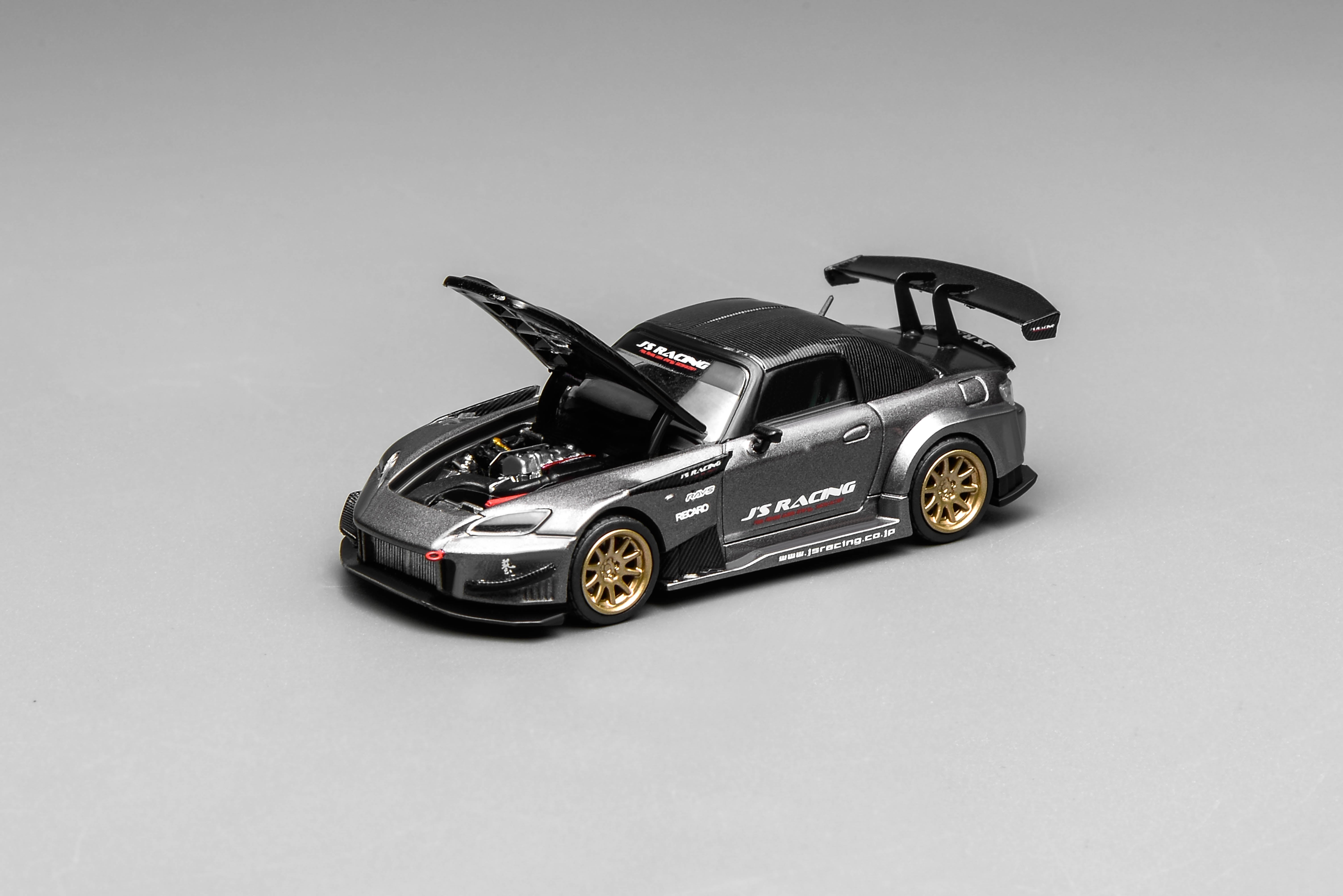 [MOTORHELIX] 1:64 Honda S2000 J'S Racing Moon Rock Metallic