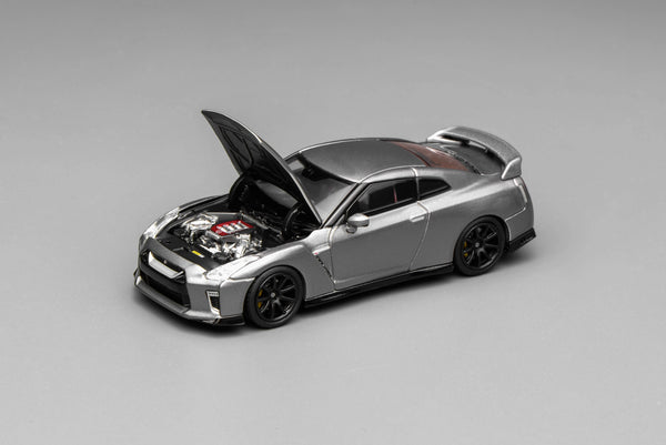 [MOTORHELIX] 1:64 Nissan GT-R (R35) Track Edition Engineered by Nismo 2020 Dark Metal Gray