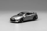 [MOTORHELIX] 1:64 Nissan GT-R (R35) Track Edition Engineered by Nismo 2020 Dark Metal Gray