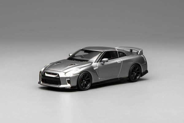 [MOTORHELIX] 1:64 Nissan GT-R (R35) Track Edition Engineered by Nismo 2020 Dark Metal Gray