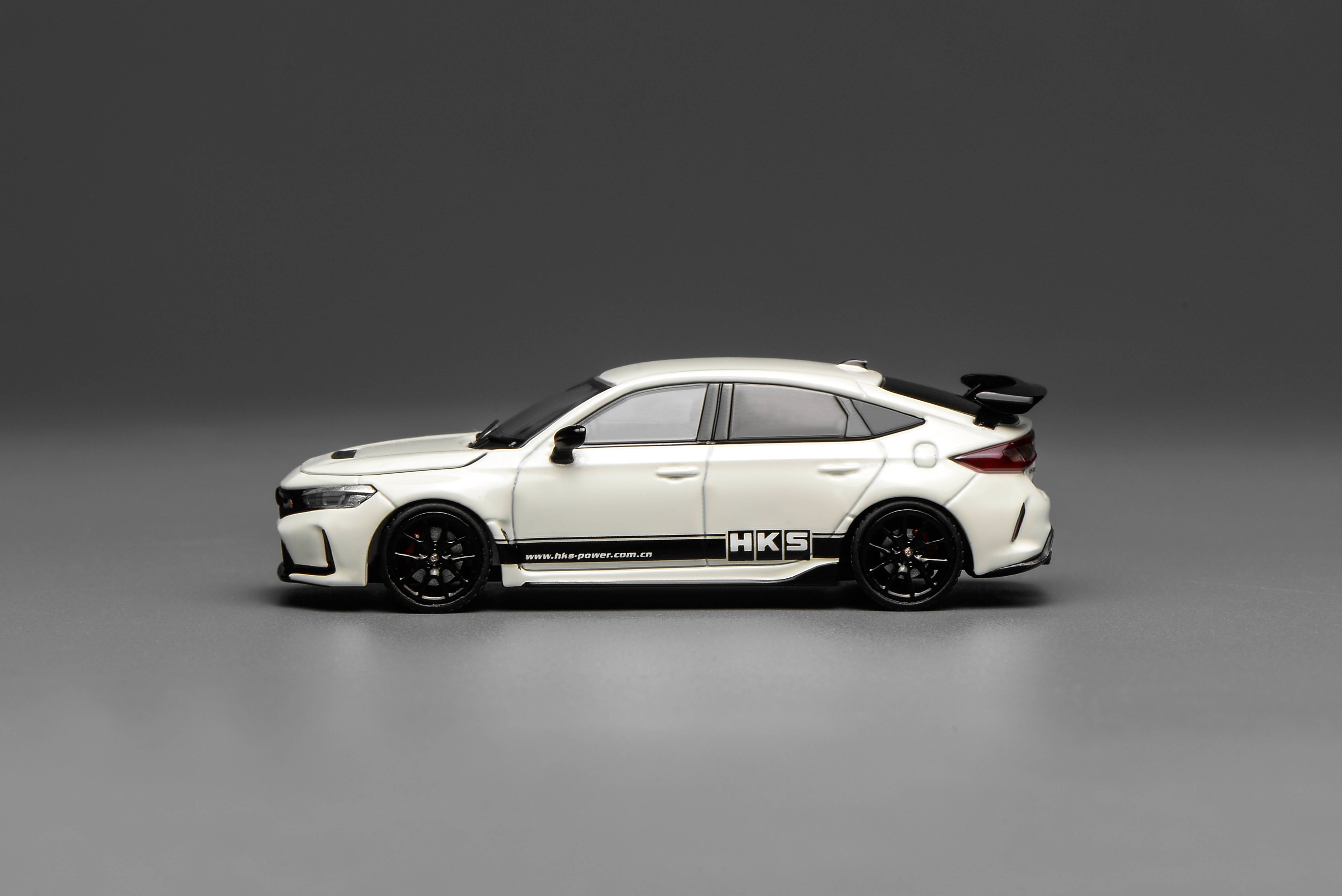[MOTORHELIX] 1:64 Honda Civic Type R (FL5) HKS Livery Championship White