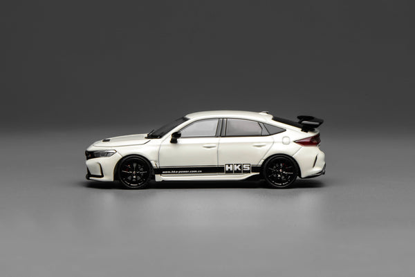 [MOTORHELIX] 1:64 Honda Civic Type R (FL5) HKS Livery Championship White