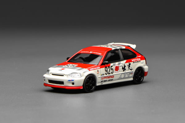 [MOTORHELIX] 1:64 Honda Civic Type R (EK9) Idemitsu Motion Red