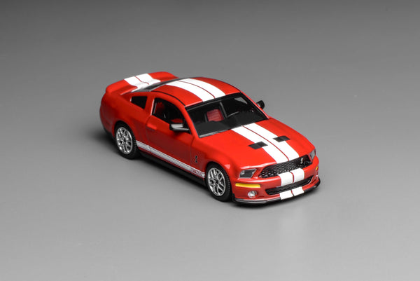 [MOTORHELIX] 1:64 Ford Mustang Shelby GT500 2007 Torch Red