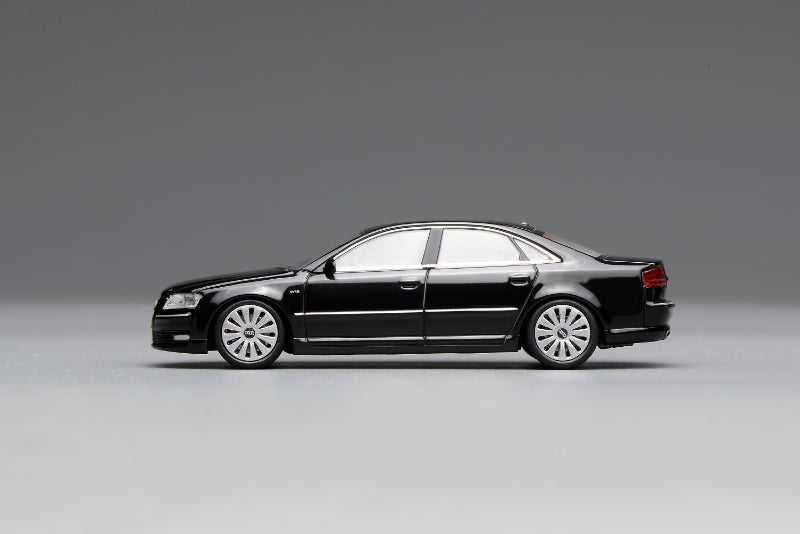 [MOTORHELIX] 1:64 Audi S8 2008 Metallic Black - Toy Space Diecast Online Store Singapore