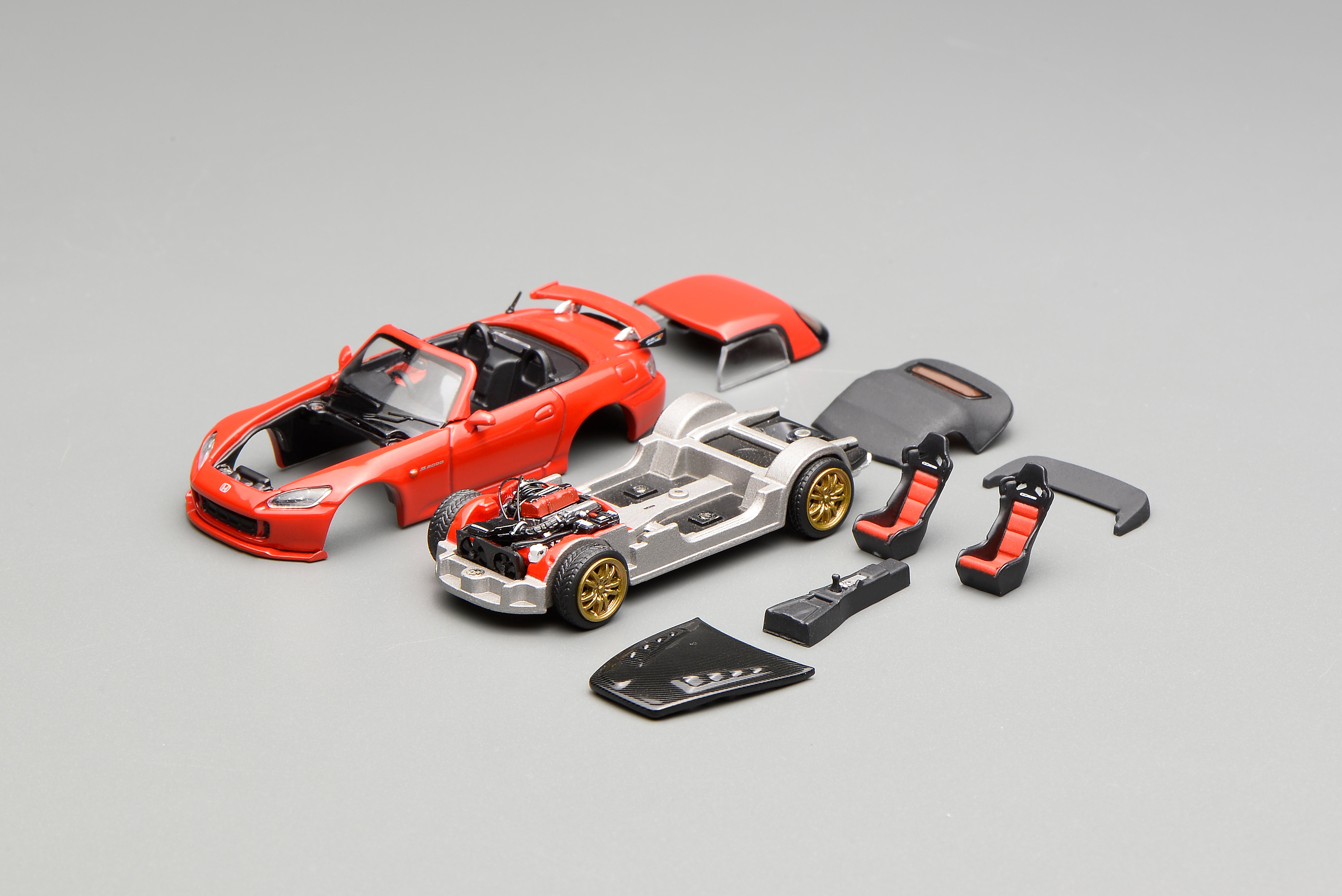 [MOTORHELIX] 1:64 Honda S2000 Mugen New Formula Red