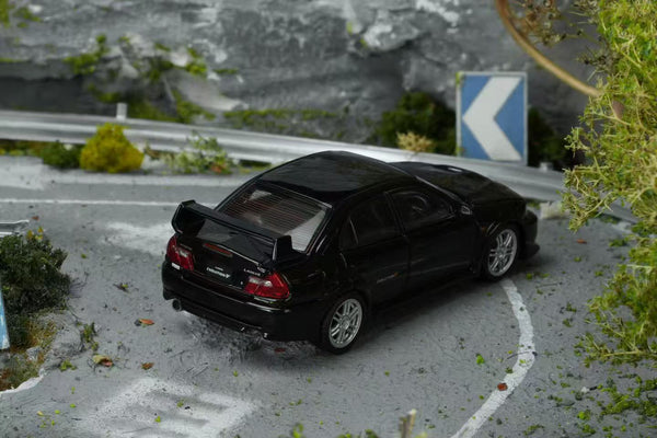 [MOTORHELIX] 1:64 Mitsubishi Lancer Evolution V GSR Pyreness Black Pearl - Toy Space Diecast Online Store Singapore