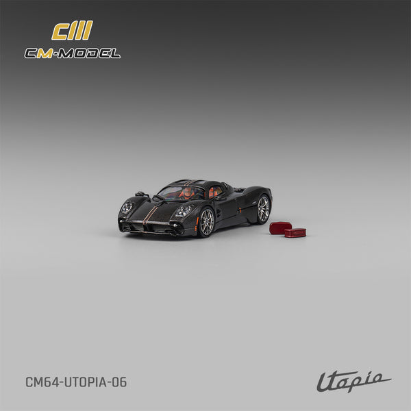 [CM MODEL] 1:64 Pagani Utopia Full Carbon With Red Line