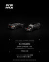 [POP RACE] 1:64 R34 Wagon Dark Chrome