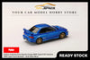 [HOBBY JAPAN] 1:64 Subaru Impreza Pure Sports Coupe WRX Type R STI Version VWR Type Front Bumper - Gran Blue Mica