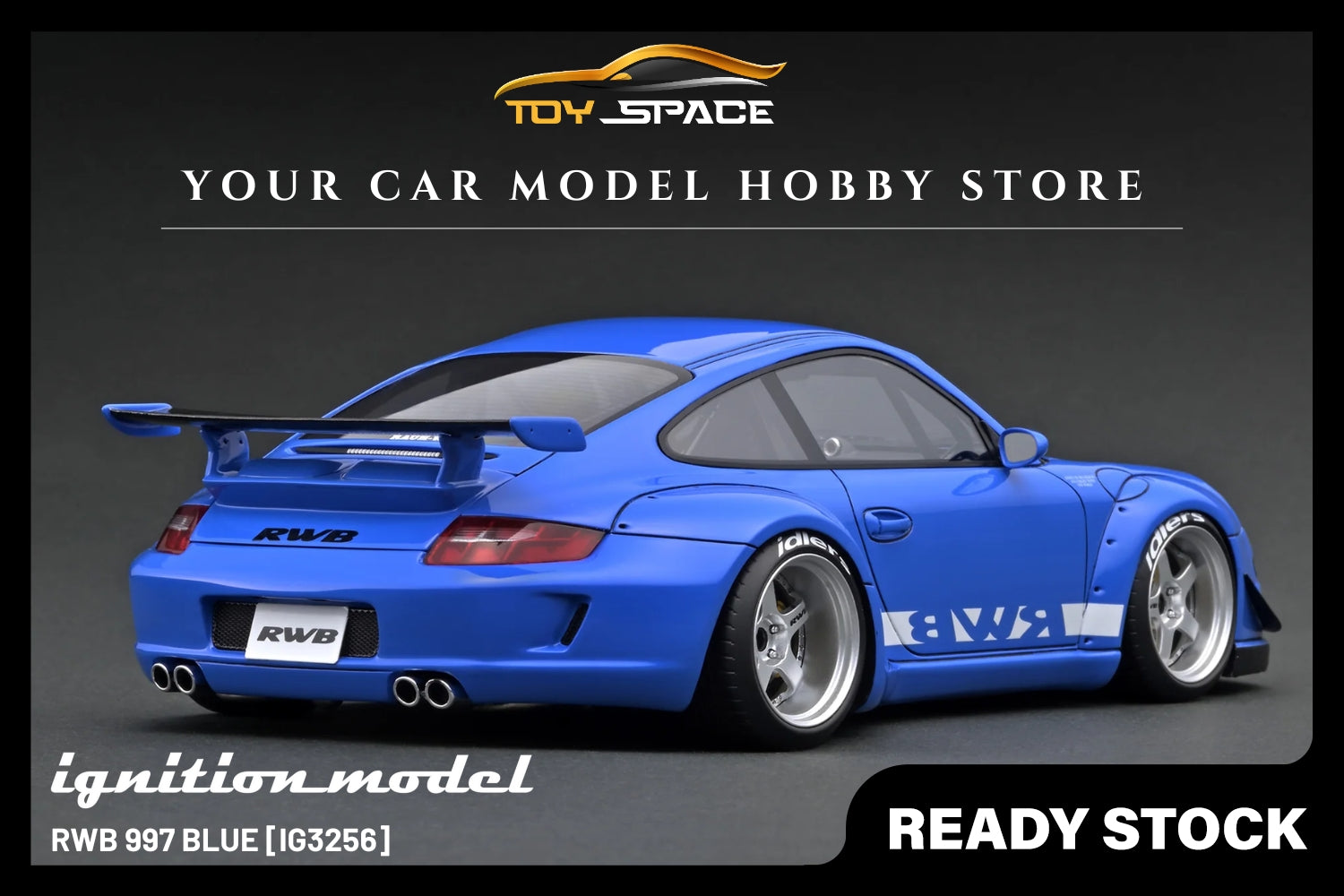[IGNITION MODEL] 1:18 RWB 997 Blue [IG3256]
