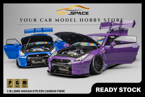 [PGM] 1:18 LBWK Nissan GTR R35 Carbon Fibre