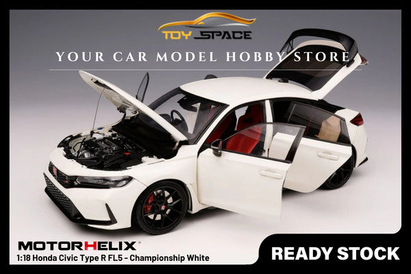 [MOTORHELIX] 1:18 Honda Civic Type R FL5 - Championship White