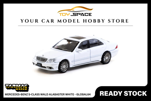 [TARMAC WORKS] 1:64 Mercedes-Benz S-Class Wald Alabaster White - GLOBAL64